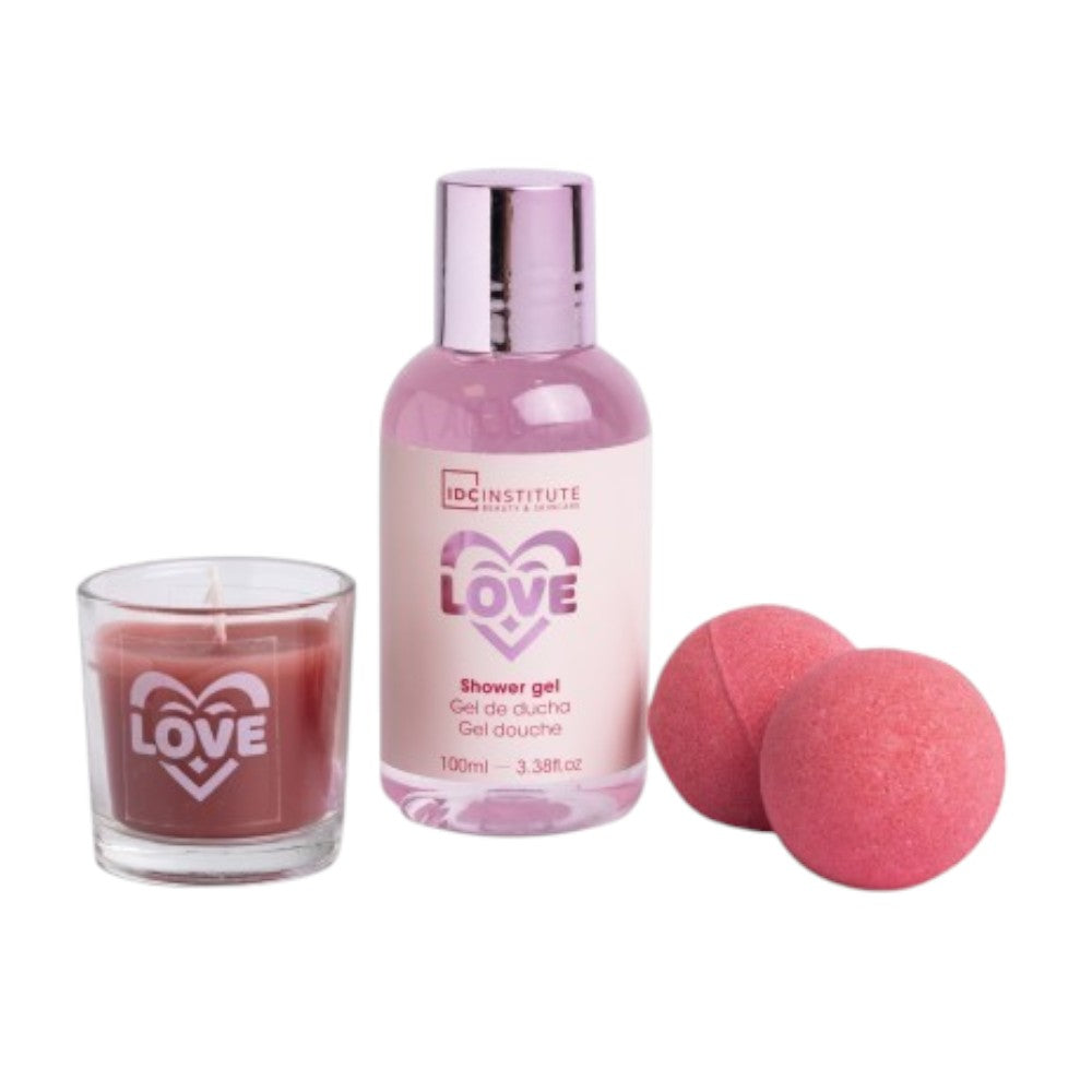 IDC InstituteIDC Institute In Love Beauty 4Τμχ- Shower Gel, Κερί, 2 Bath Bombspapell.gr